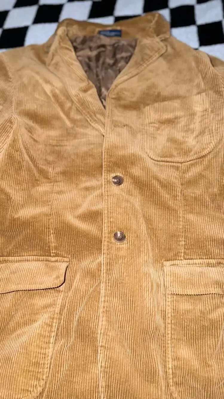 Polo by Ralph Lauren Men's Brown Corduroy Blazer Jacket Size L